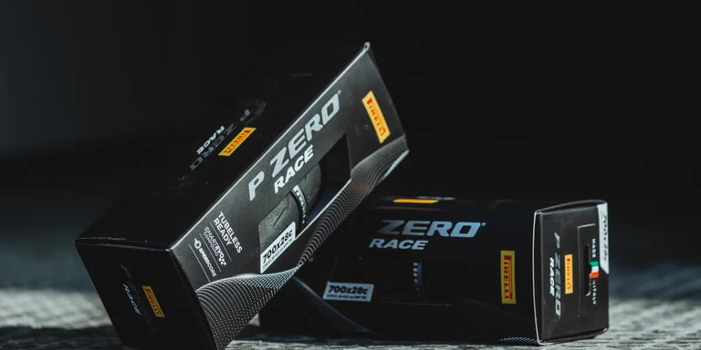 Pirelli P Zero Race TLR road tires for premium complete bicycle side view.