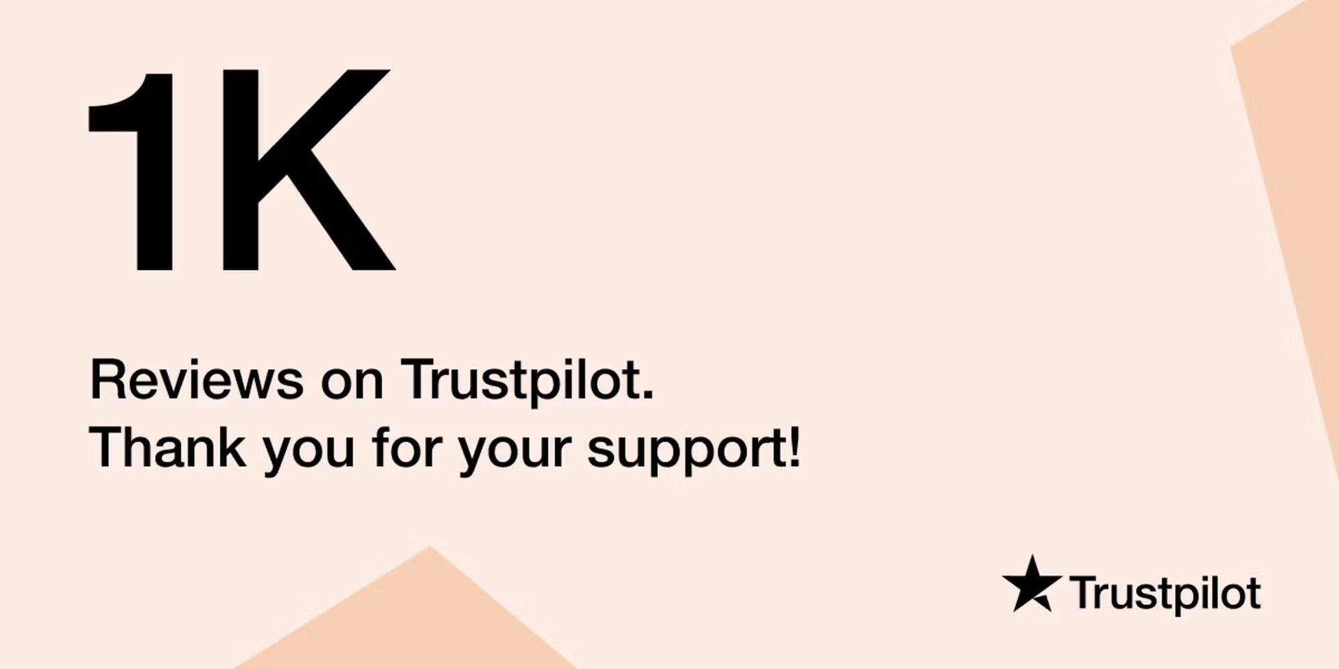 1k reviews of trustpilot