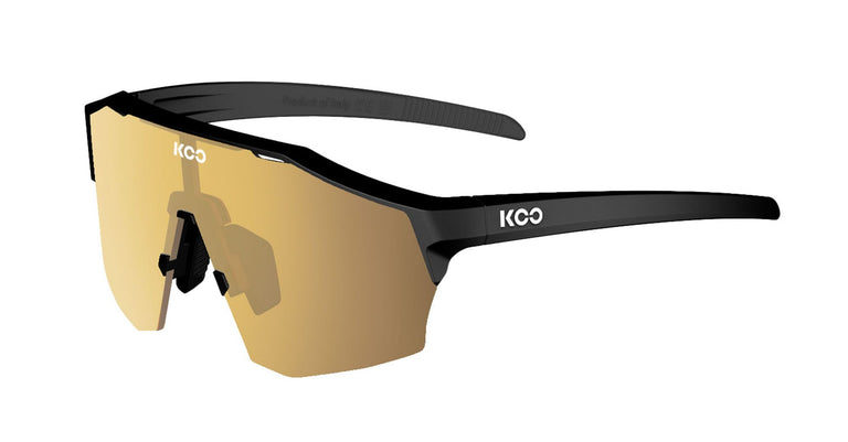 Koo Eyewear Alibi | Black Matt / Gold | Cycling Sunglasses