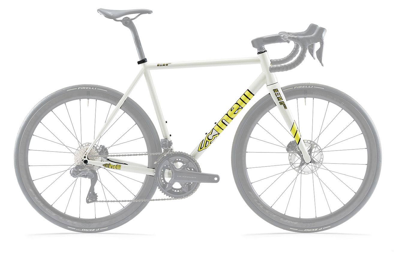 cinelli fixed gear frameset Cinelli Nemo Road Disc II 2026 Frameset | Steel Racing