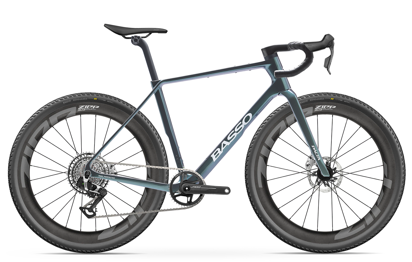 gravel bike sram etap Basso Palta III 2026 | SRAM RED XPLR AXS E1 | Zipp 303 XPLR SW