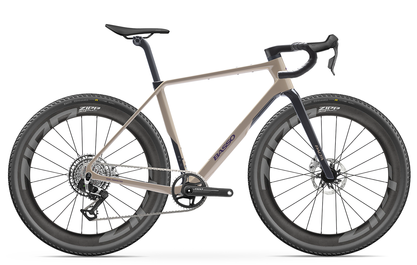 Basso Palta III 2026 | SRAM RED XPLR AXS E1 | Zipp 303 XPLR SW