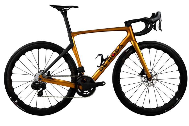 De Rosa 70 disc 2026 | Shimano Dura-ace Di2 | Fulcrum Speed ​​DB | Bicicletta completa