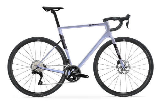 Basso Astra | Shimano 105 Di2 Disc 12S | Microtech MrLite | Komplettes Fahrrad | Black Opal
