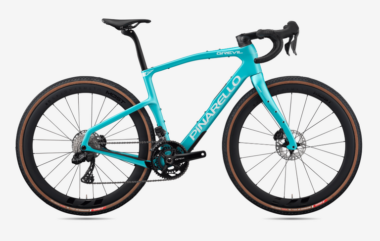 Pinarello Grevil F7 2026 | Shimano GRX 825 Di2 2x12 DB | MOST Gravel Carbon 45 DB | Complete bike