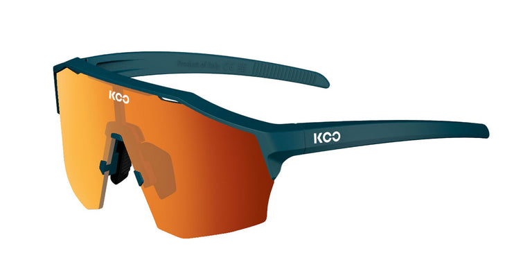 Koo Eyewear Alibi | Dark Blue Matt / Red Photocromic | Cycling Sunglasses