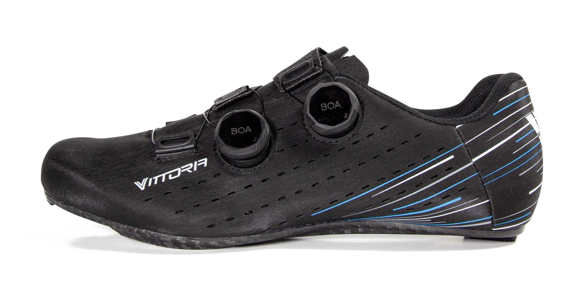 Vittoria Nuvola EU 41 ブラック/ブルー Vittoria Shoes | Nuvola | Road Cycling Shoes | Cicli Corsa
