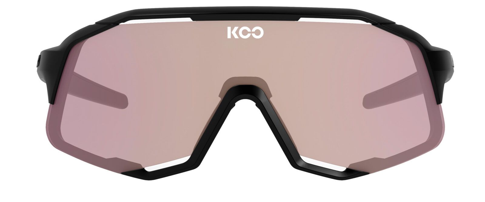 KOO Demos Black / Fucsia Photochromic Cycling Sunglasses | Zeiss