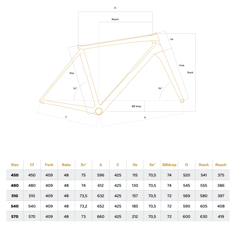 Colnago R4 Geometry Colnago C68 Gravel | Frameset – Cicli Corsa