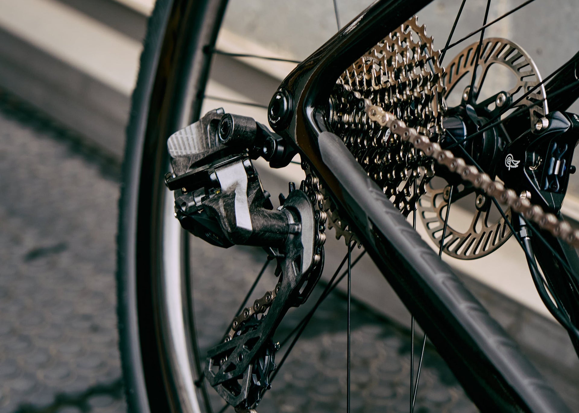 Gravel Bike Pinarello Dogma GR Campagnolo Super Record Bora Ultra WTO 45 Pirelli Cinturato All Road Black complete bicycle