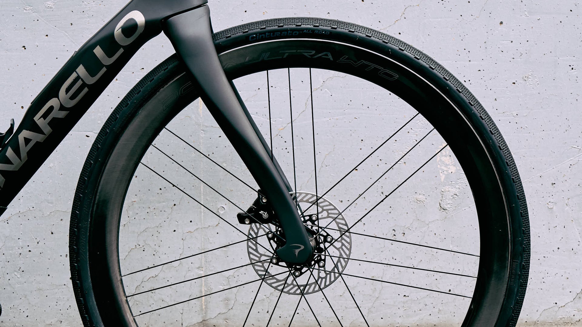 Gravel Bike Pinarello Dogma GR Campagnolo Super Record Bora Ultra WTO 45 Pirelli Cinturato All Road Black complete bicycle