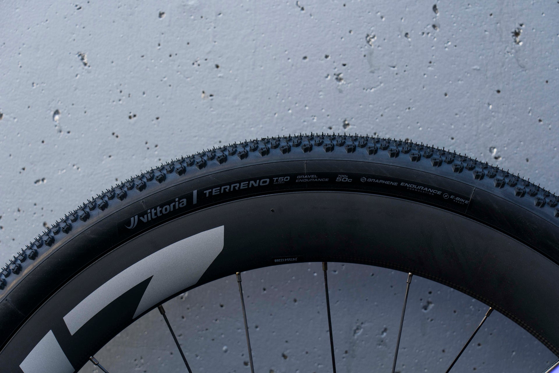Gravel tire clearance detail on the Wilier Rave SLR complete bicycle by Cicli Corsa.