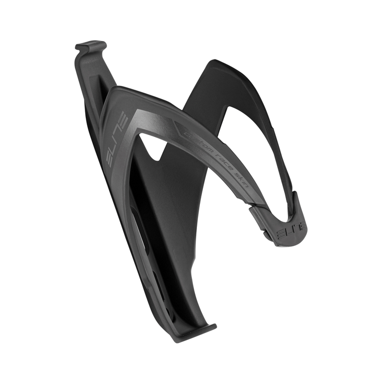 Elite Custom Race Skin Black Soft Touch Bottle Cages