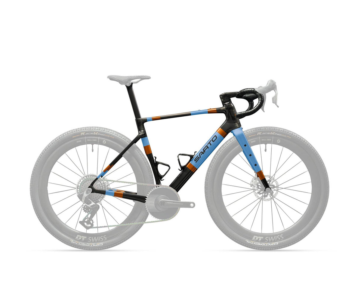 sarto gravel bike Raso Wide Frameset Color:Matte Motion Green Transfer Case Fatih Akin: Goldener Handschuh