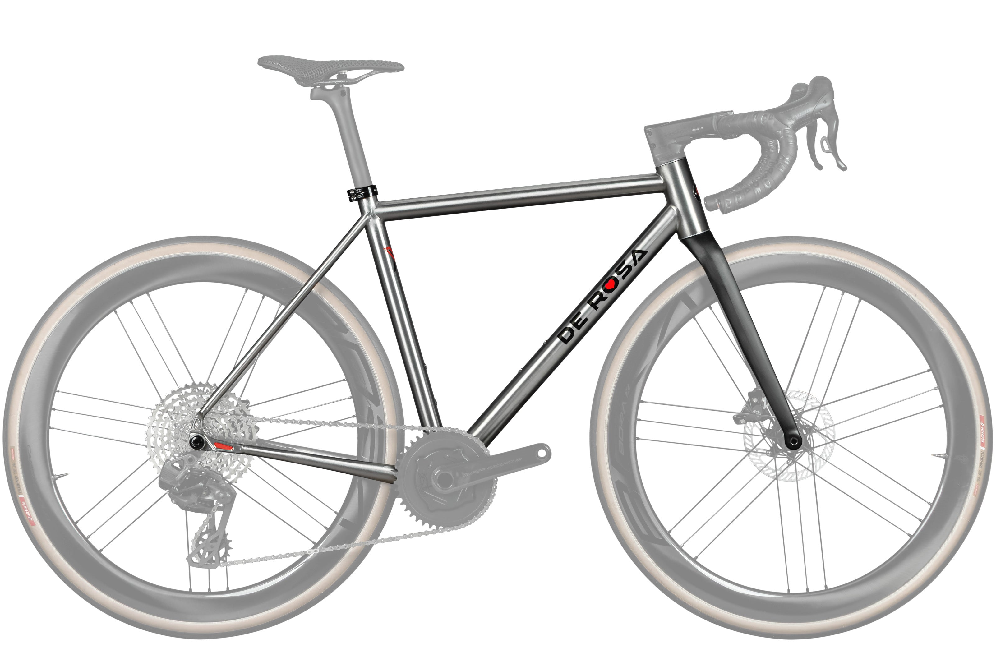 De Rosa Titanio X Frameset | Hand-Welded Titanium | Cicli Corsa