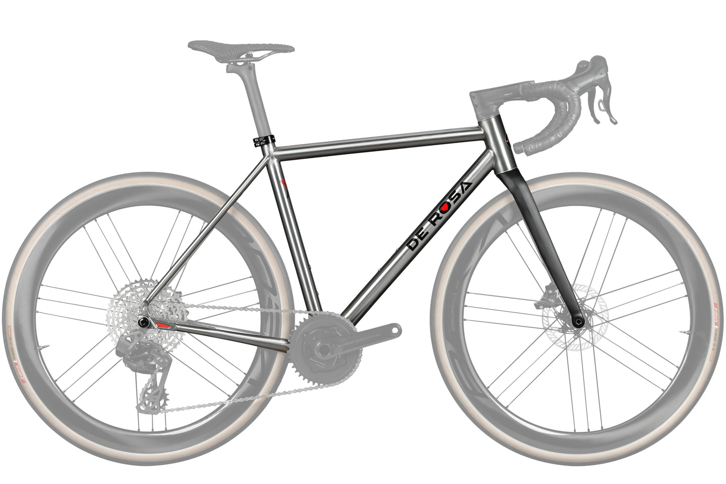 gravel bike de rosa De Rosa Titanio X Frameset | Hand-Welded Titanium