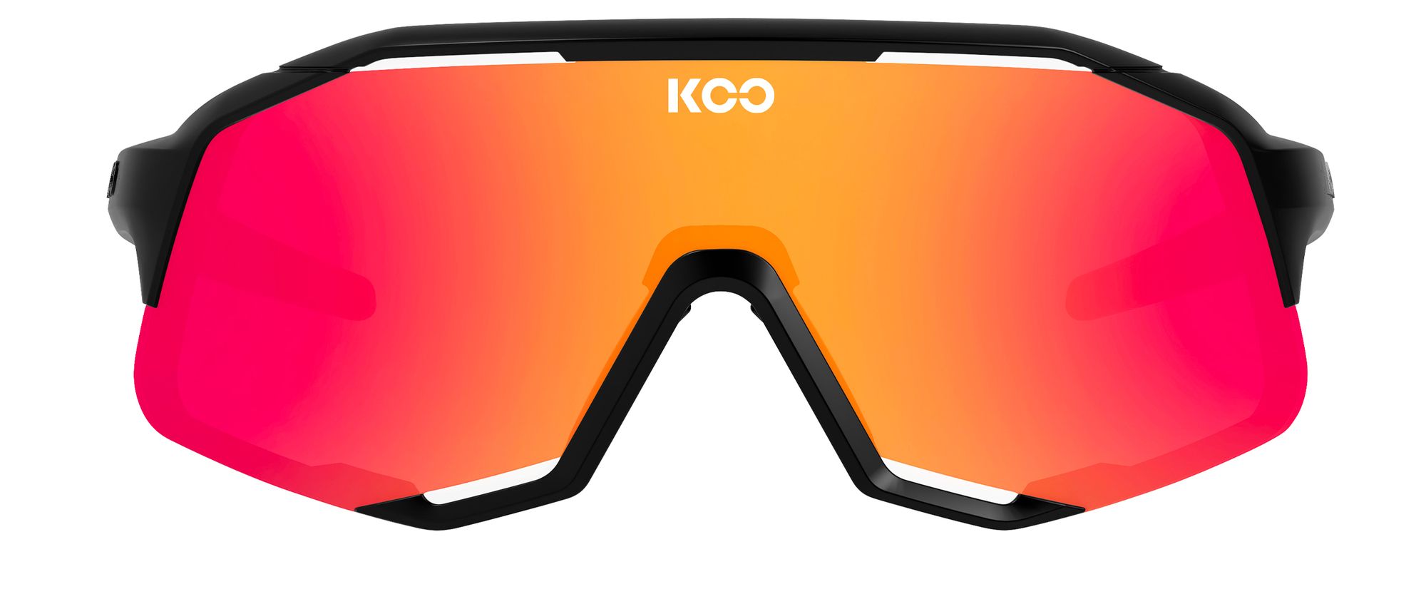 KOO Demos Black / Fucsia Photochromic Cycling Sunglasses | Zeiss