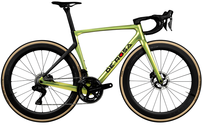 De Rosa 70 disc 2026 | Power Meter SRAM Red AXS | Fulcrum Speed ​​DB | Bicicletta completa