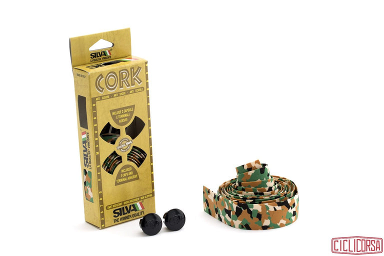 Silva Camo Cork nastro manubrio 