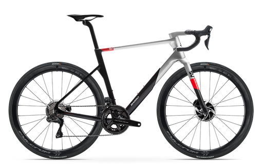 Basso SV | Shimano Dura Ace Di2 Disc | Fulcrum Wind42 | Komplettes Fahrrad | Rosso Vivo