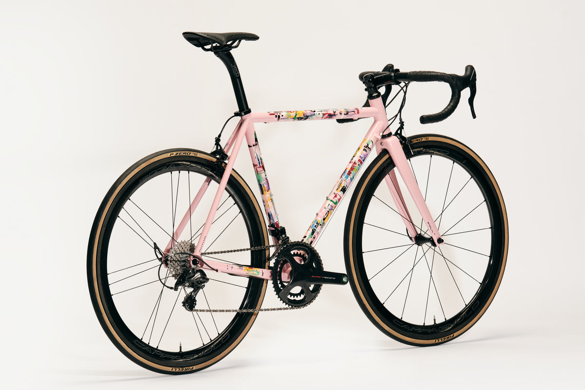 pegoretti rennrad Marcelo 2026 | Iconic Steel Racing Frameset Farbe:KIWI/ ORANGE Curver Compattia Duo Pedal Category:Media